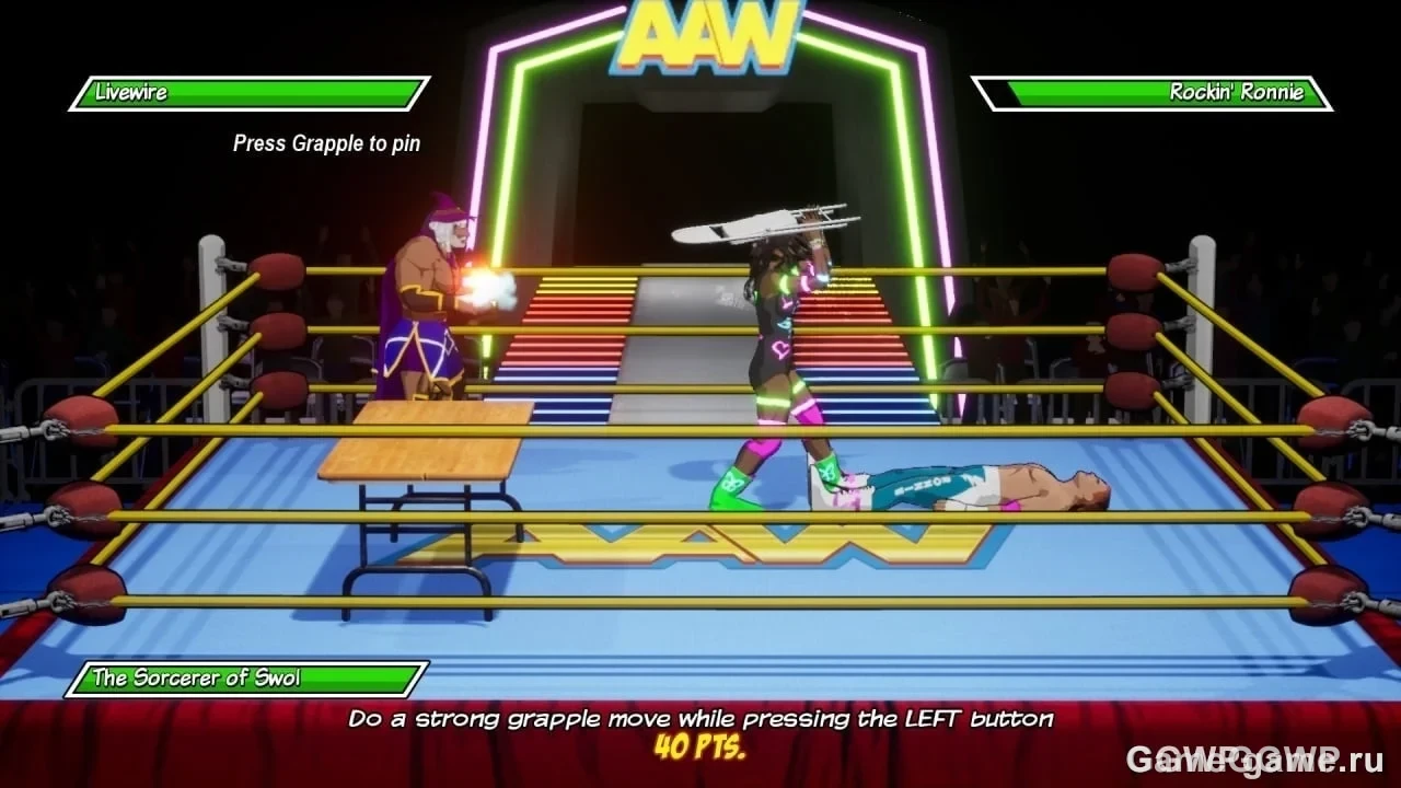 Скриншот Action Arcade Wrestling
