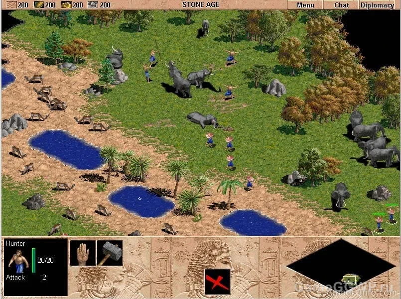 Скриншот Age Of Empires (classic) по сети