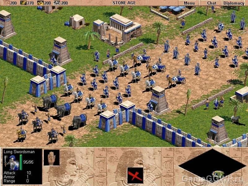 Скриншот Age Of Empires (classic) по сети