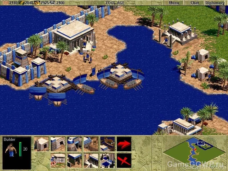 Скриншот Age Of Empires (classic) по сети