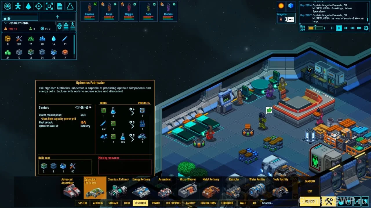 Скриншот Space Haven